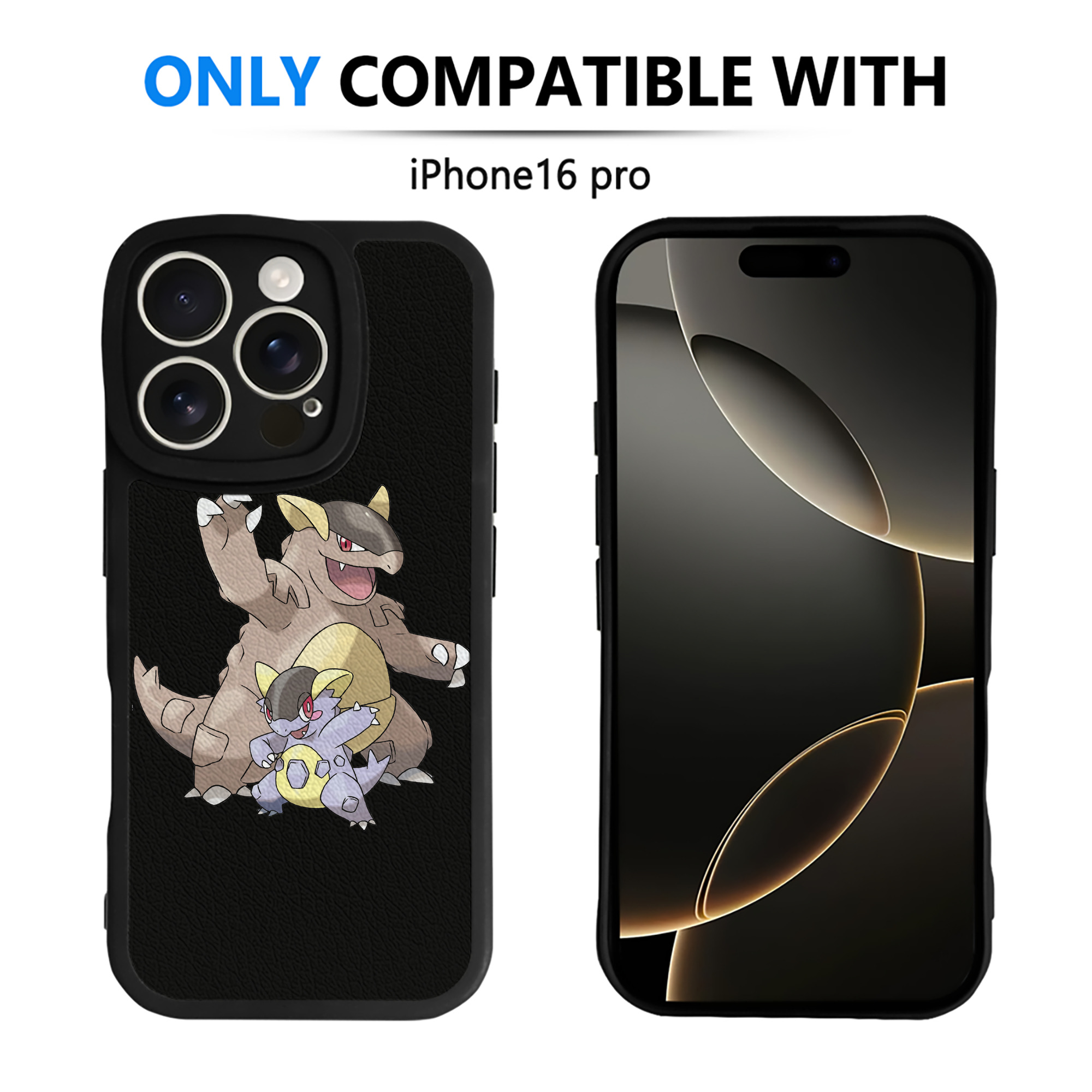 （画像用） ポケットモンスター Pokémon 【iPhone 16シリーズ対応】シリコンスマホケース（レザー調） 材質：シリコン